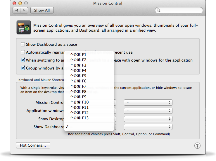 IntelliJ IDEA Keyboard Shortcut: Disable F12 in Mission Control