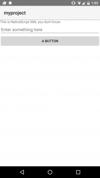 NativeScript Layouts for HTML Ninjas Step 3