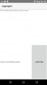 NativeScript Layouts for HTML Ninjas Step 4