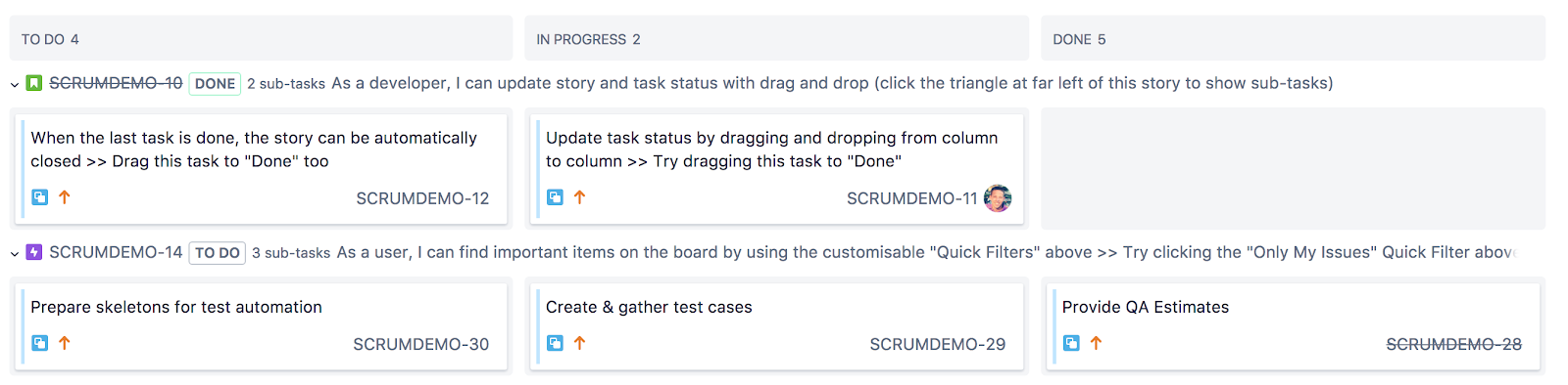 Using Jira Sub-Tasks for QA Workflows: Scrum