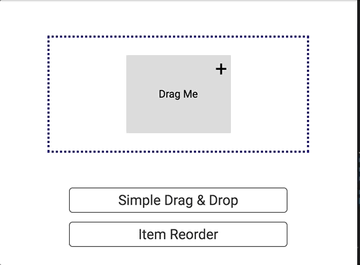 You can specify a custom area within the draggable element as a drag-handle