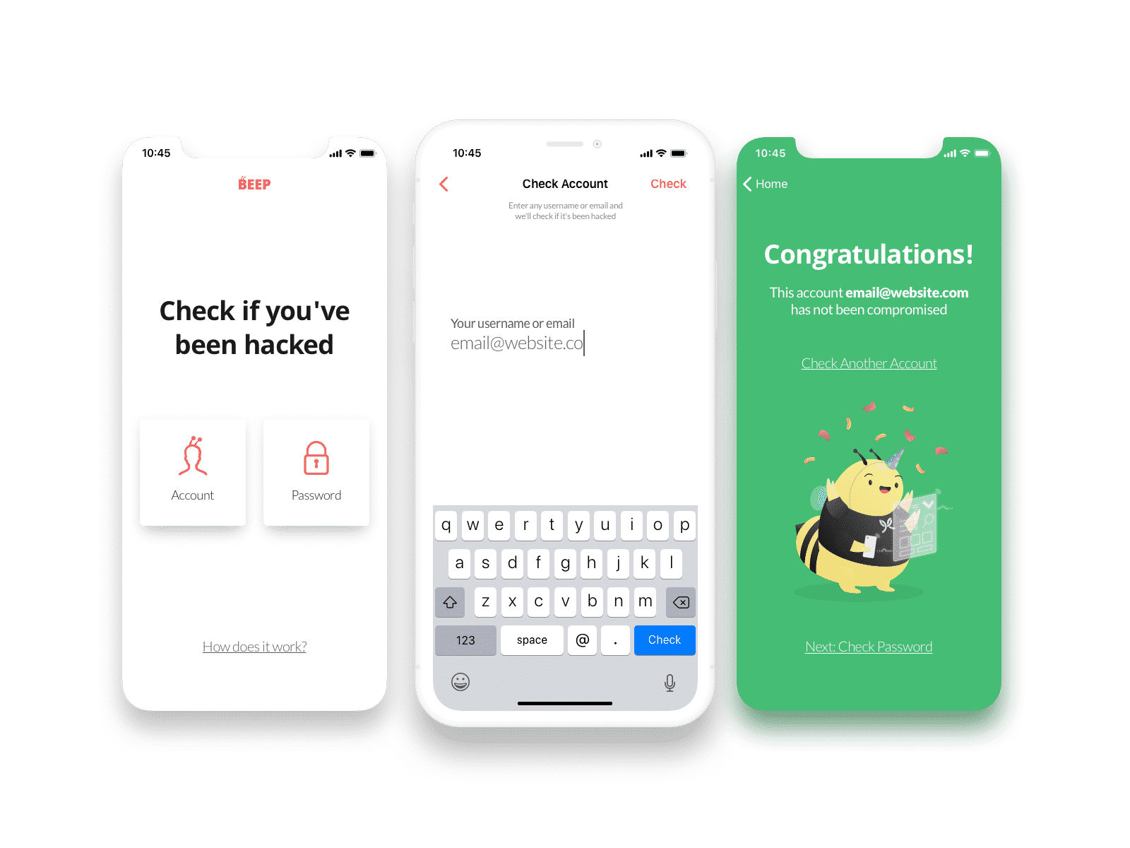 Beep App Design