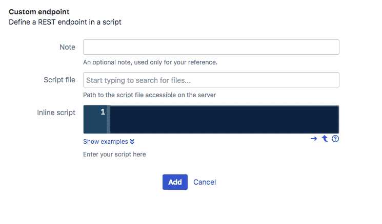 Custom endpoint