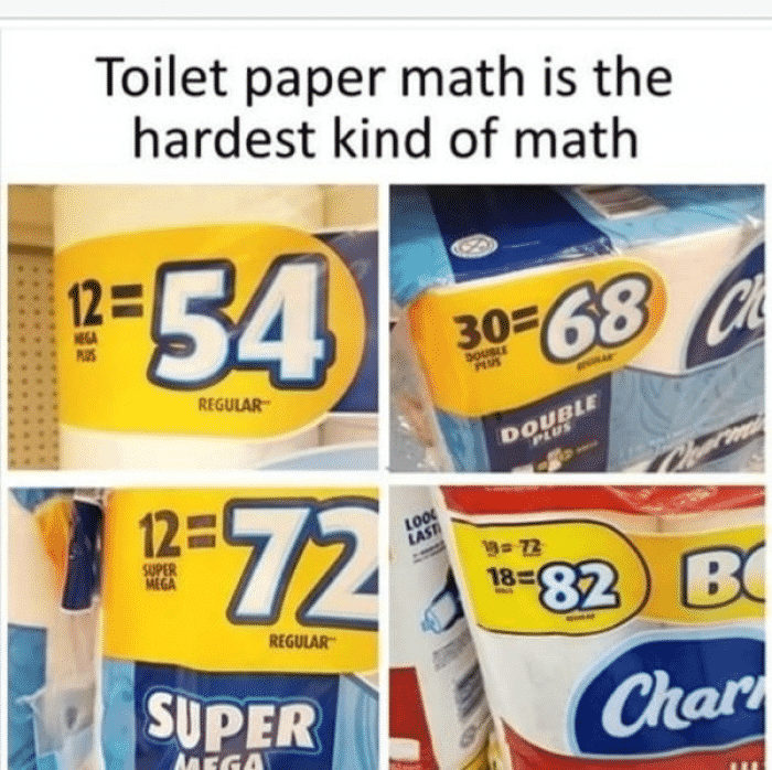 Toilet Paper Math