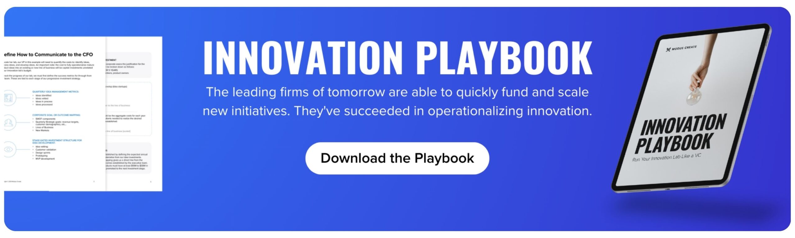 Download your innovation playbook