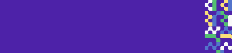 A plain purple banner