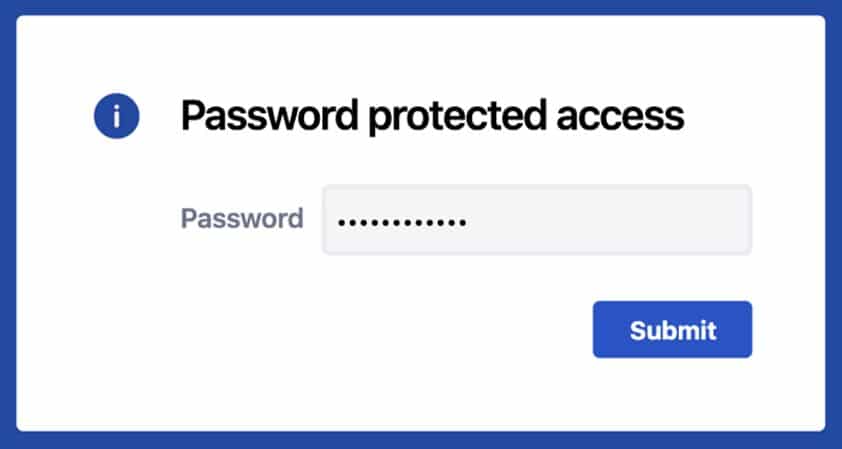 password external share jira