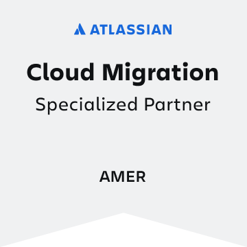 Badge Atlassian - Cloud Specialized Partner - AMER