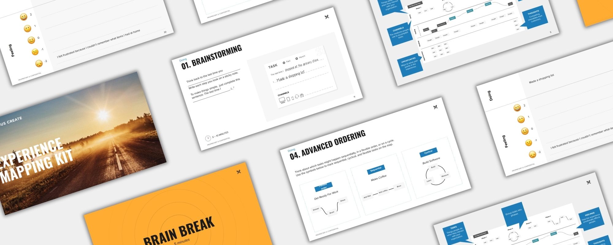 Experience Mapping Kit deck